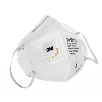 3M口罩 9001V环保自吸过滤式防颗粒物有呼气阀口罩